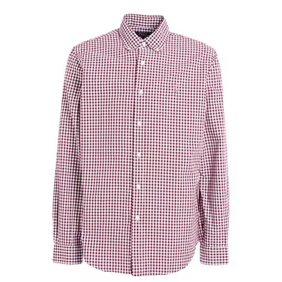 POLO RALPH LAUREN Men’s Classic Fit Red Gingham Oxford Shirt 4XB Tall Preppy - Picture 1 of 9